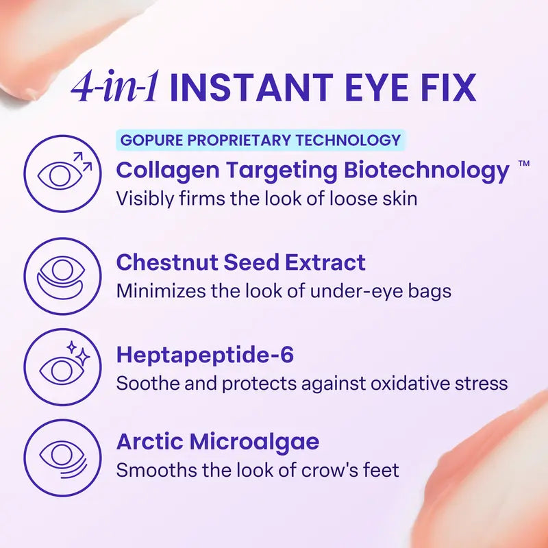 Final 3 Hours: 60%OFFInstant Lift Eye Gel forPuffiness, Bags & DarkCircles