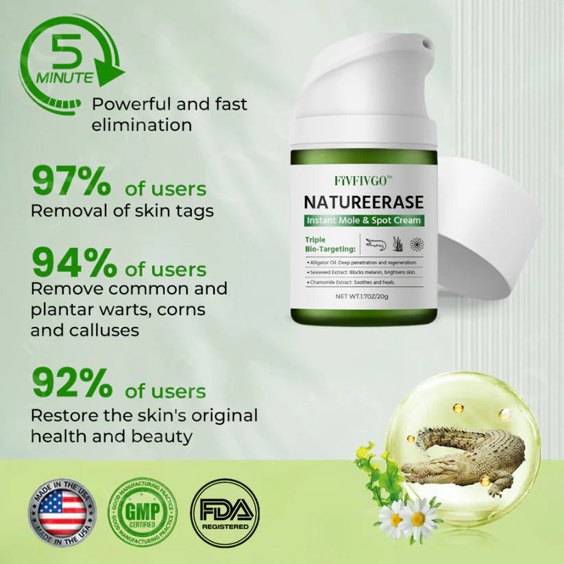 Official Store: Fivfivgo NatureErase Instant Mole & Spot Cream