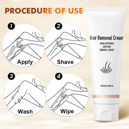 Multifunctional scented gentle formula hair removal cream