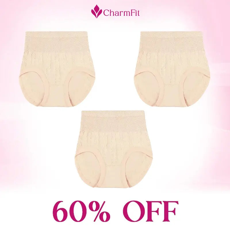 CharmFit - Leakproof High-Waist Tummy-Control Butt-Lifting Panties