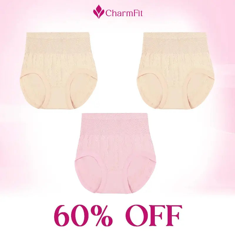 CharmFit - Leakproof High-Waist Tummy-Control Butt-Lifting Panties