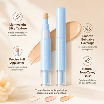 ⏰️Buy one get one free - last day!✨Dual-Effect Concealer & Powder Foundation🎀