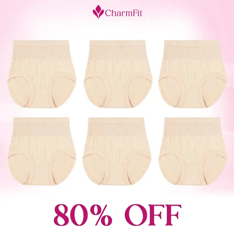 CharmFit - Leakproof High-Waist Tummy-Control Butt-Lifting Panties