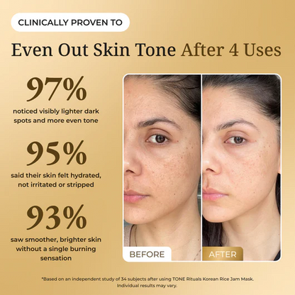 TONE Korean Rice Jam Brightening Mask