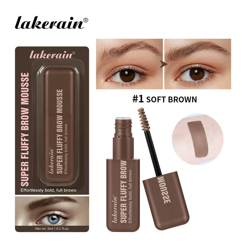 buy one and get one free！Eyebrow Volumizing Mousse, Buildable Soft & Full brows, All-day Wear, Flake Resistant