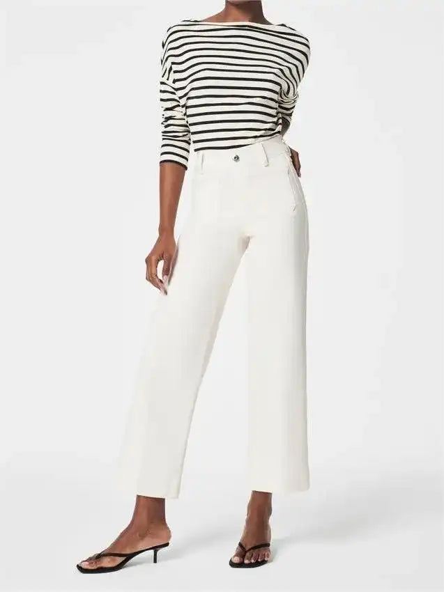 👖Tummy Control Cropped Wide-Leg Jeans ⭐ 2025 Best Selling Jeans